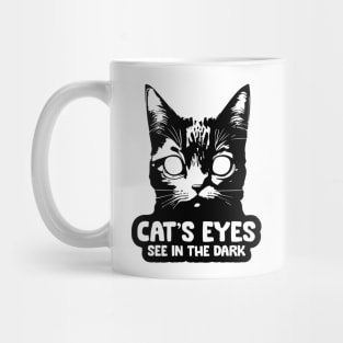 Cat and dark Mug